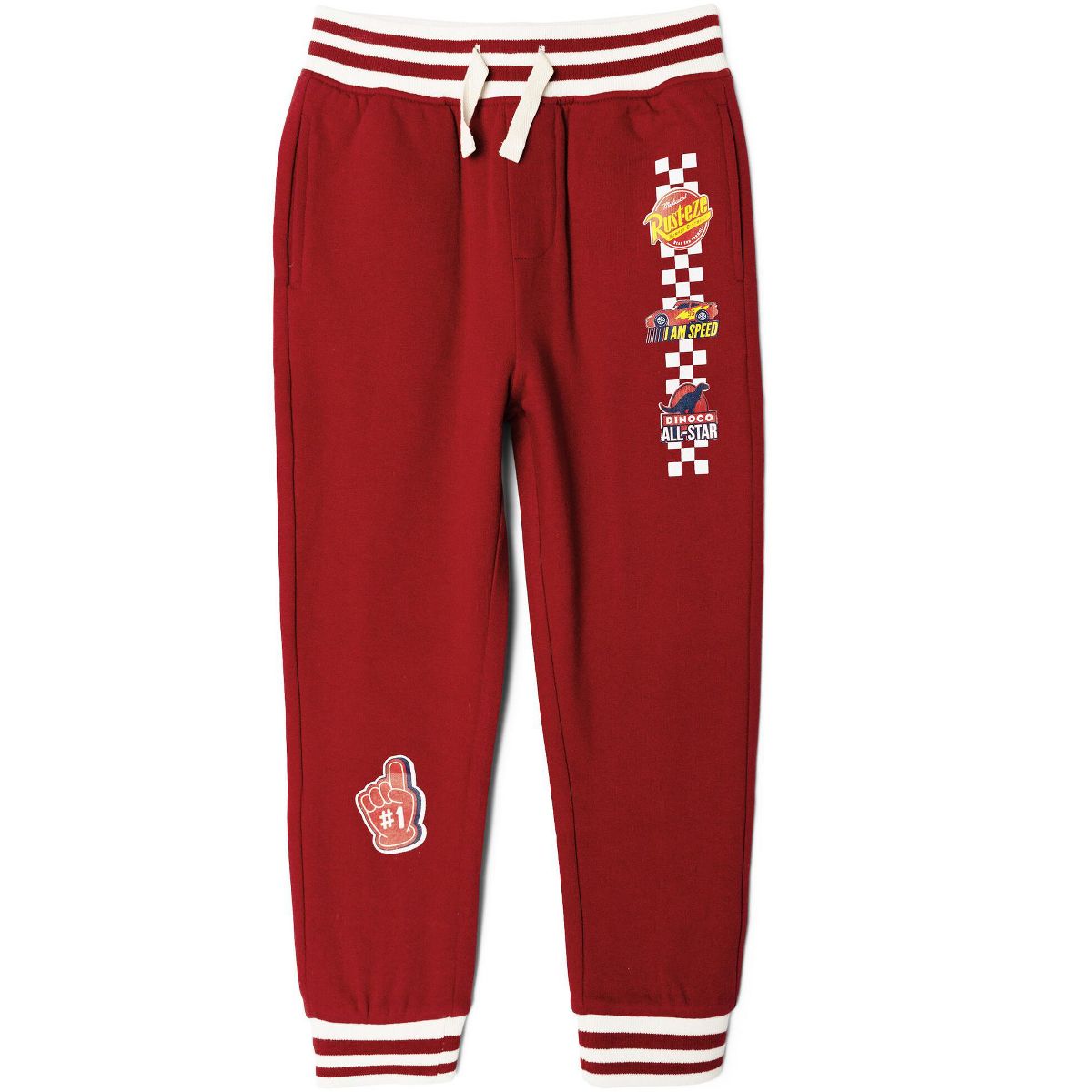 Disney Cars Fleece Varsity Bomber Jacket and Jogger Pants Outfit Set Toddler - thumbnail 5