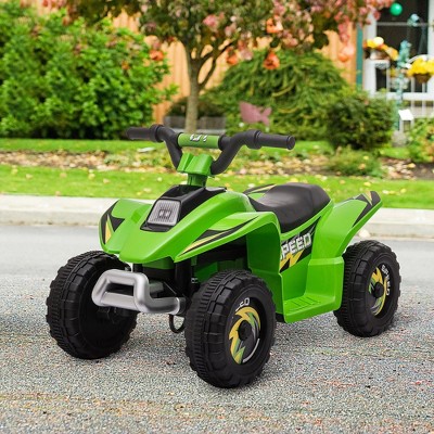 Green 6-Volt Kids Electric Quad Ride-On Vehicle