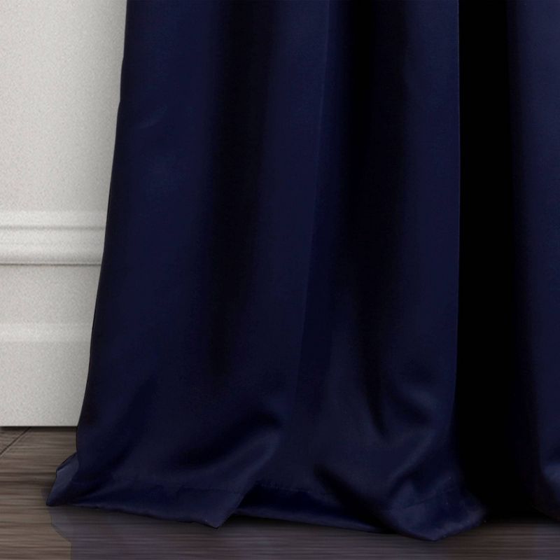 Set of 2 Insulated Grommet Top Blackout Curtain Panels - Lush Décor, 5 of 16