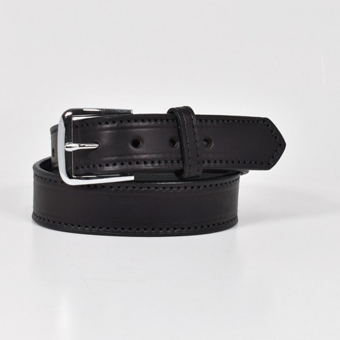 Men's Leather No Scratch Work Belt with Hook and Loop Closure by Boston  Leather