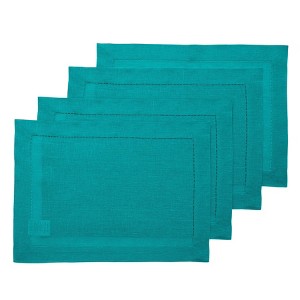 Solino Home Linen Classic Hemstitch Placemats - 1 of 4