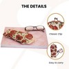 Signare USA Red Poppy Floral Glasses Pouch/ Case - 4 of 4