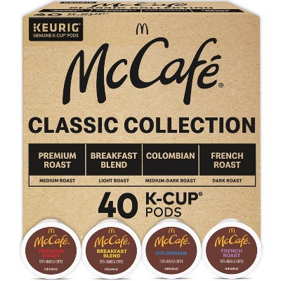 McCafé Classic Collection Medium Roast Keurig K-Cup Variety Pack - 40ct/13.8oz