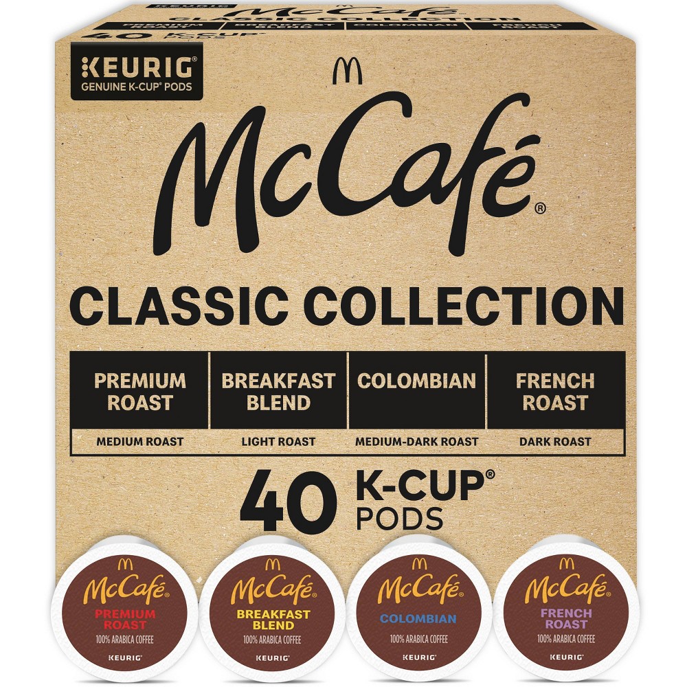 Photos - Coffee McCafé Classic Collection Medium Roast Keurig K-Cup Variety Pack - 40ct/13