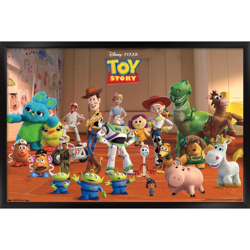 Trends International Disney Pixar Toy Story 4 - Collage Framed Wall Poster Prints, 1 of 7