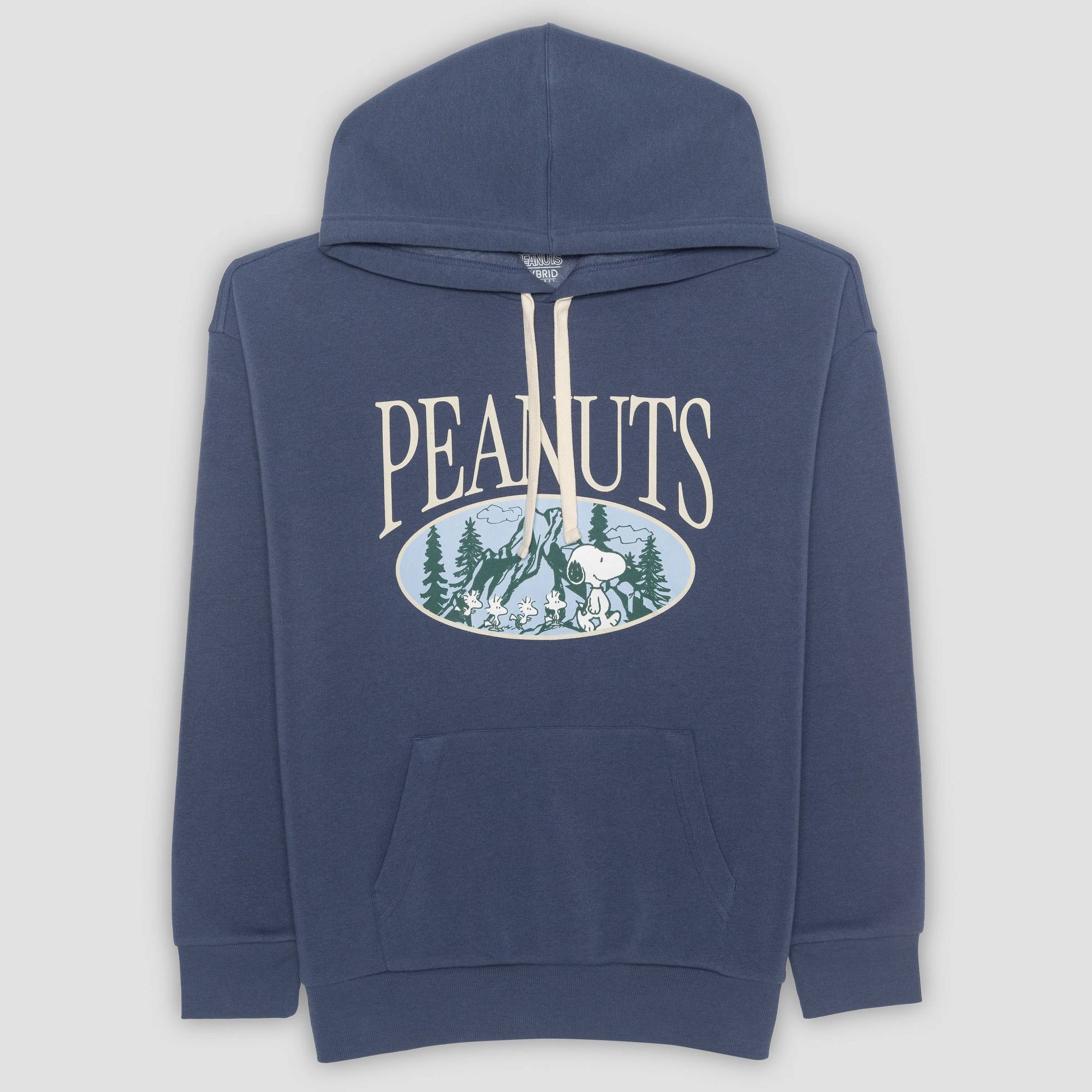 Men's Peanuts Nature Hoodie Sweatshirt - Navy Blue