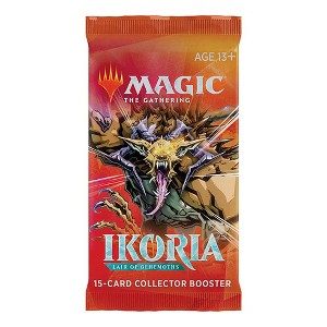 Magic The Gathering Magic: The Gathering Ikoria: Lair of Behemoths Collector Booster | 15 Card Booster Pack | Stylized Collectible Cards - 1 of 4