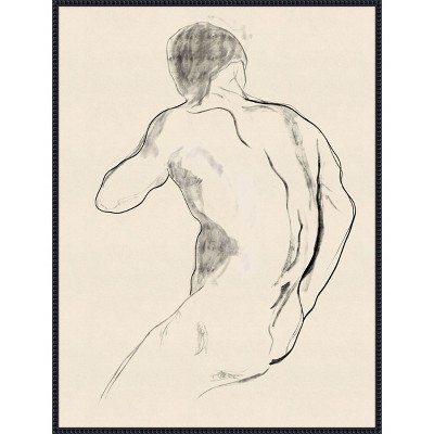 Amanti Art The Athlete by Roberto Moro Framed Canvas Wall Art