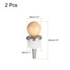 Unique Bargains Reusable Stainless Steel Silicone Wine Stopper for Champagne - 2 of 4
