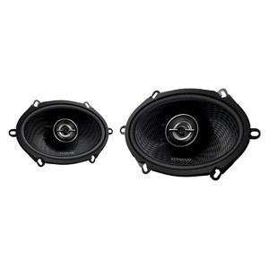 KENWOOD® KFC-C5798RS Custom Fit 5-In. x 7-In. 320-Watt-Max-Power 2-Way Full-Range Car Speakers, Black, 2 Pack - 1 of 4