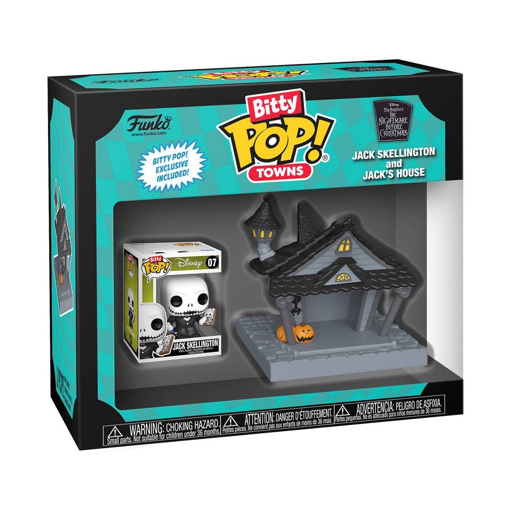 Funko Bitty POP! Town: The Nightmare Before Christmas Jack Skellington and Jack's House Figures