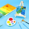 Aoibox Pack of 26 9 Inch Wooden Tabletop Easels Foldable Tripod Stand for Canvas Art Crafts Display Portable Holder - 2 of 4