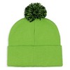 Dr. Seuss GRINCH Who Stole Christmas Pom Beanie Hat Embroidered Character Green - 4 of 4
