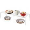LunaLulinlk Expandable Stackable Kitchen Cabinet Shelf Organizer Storage Space Saving Cupboard, Plate, Dish, Counter & Pantry Organizer - 2 of 4