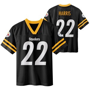 NFL Pittsburgh Steelers Boys' Short Sleeve Najee Harris Jersey - 1 of 3