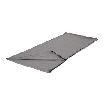 Stansport Rectangular Fleece Sleeping Bag Gray