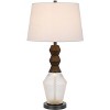 Cal Lighting 100W led Harlan metal/glass table Lamp - 2 of 4
