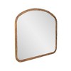 Howard Elliott 42"x36" Arched Metal Framed Wall and Accent Mirror Gold: No Assembly, Rustic Charm - 4 of 4