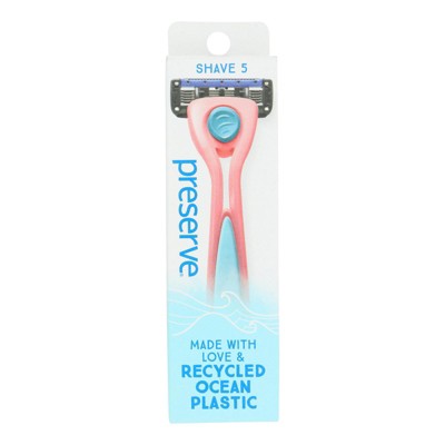 Preserve Coral Popi Shave 5 Razor - Case of 6/1 ct : Target