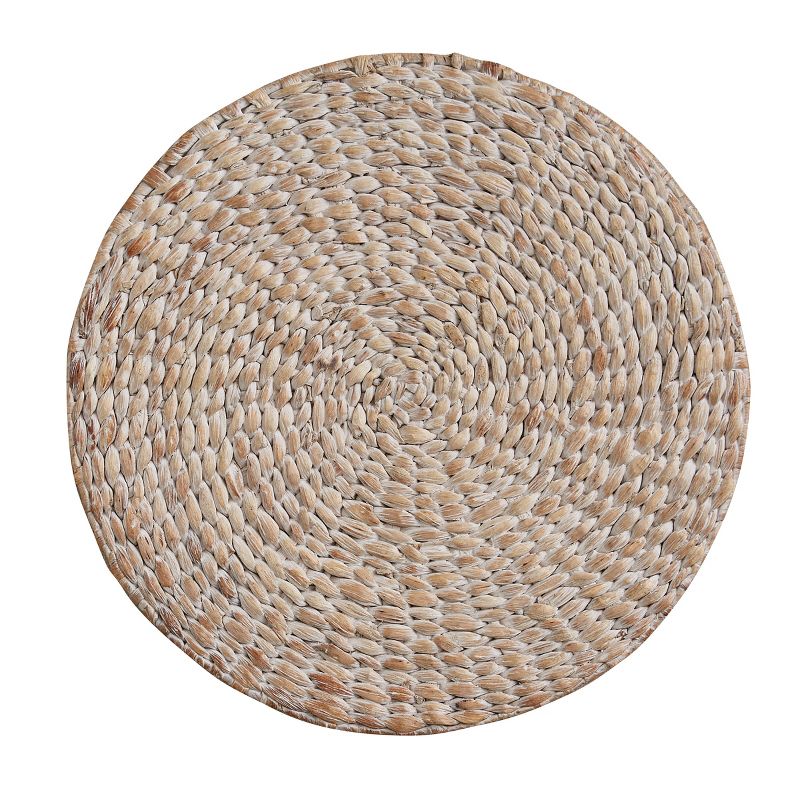 Split P Braided Hyacinth Round Placemat Set of 4, 1 of 6