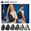 Unique Bargains Lightweight Waterpoof Convertible Sling Bag with USB Charge Port - 2 of 4