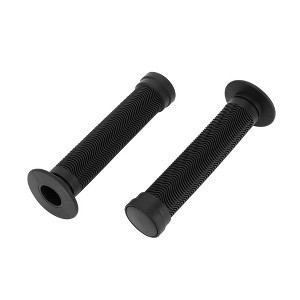 Unique Bargains Bike Handlebar Grips Covers 5.9" Black 1 Pair - 1 of 4