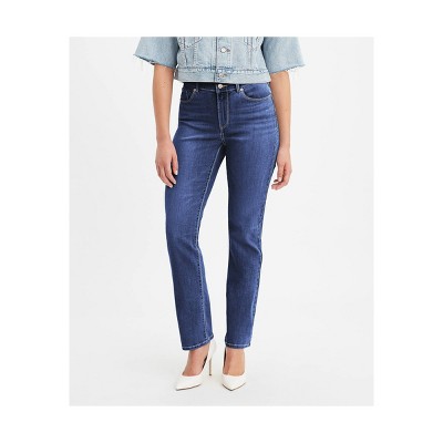 levi's mid rise curvy straight jeans