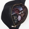Zodaca Black Oversized Fanny Pack, Crossbody Bag with Adjustable Belt Straps Fits 42-54 Inch Waist - 3 of 4