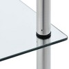 vidaXL 6-Tier Shelf Transparent 15.7 in.x15.7 in.x63 in. Tempered Glass - 4 of 4