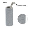 Unique Bargains Neoprene Non-Slip Protective Insulator Carrier with Strap 17oz Water Bottle Sleeves 8 Pcs - 3 of 4