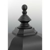 Progress Lighting Crawford 4-Light Outdoor Post Lantern, Oil Rubbed Bronze, Clear Beveled Glass Shade - 3 of 4