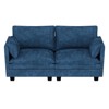 Christopher Knight Home Meroy Mid Century Modern 74.27'' Loveseat Sofa with Side Pocket - 2 of 4