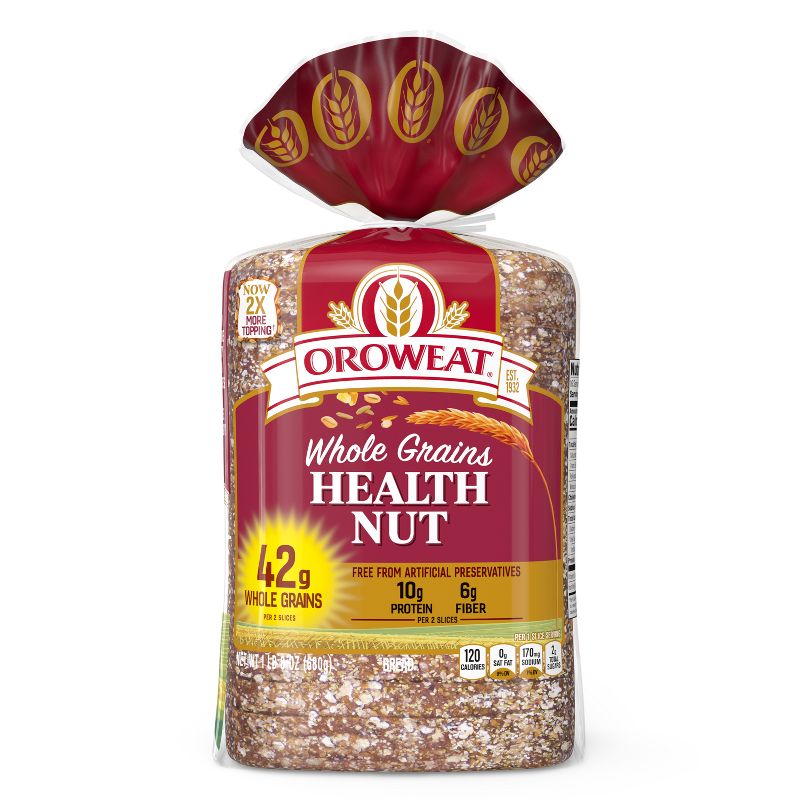 Oroweat Health Nut Bread - 24oz, 2 of 9