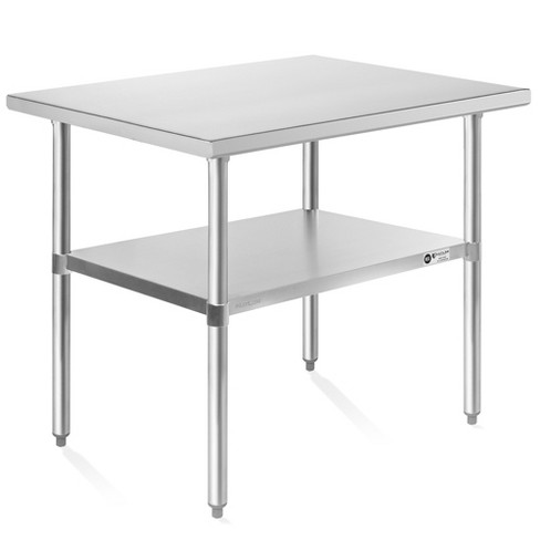 Kutler Stainless Steel Table For Work And Prep 24 X 36 Inches, Nsf ...