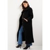 June + Vie by Roaman's Women's Plus Size Maxi Teddy Fleece Coat - 4 of 4
