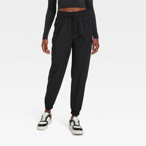 Women's Lined Winter Woven Joggers - All In Motion™ Black Xl : Target