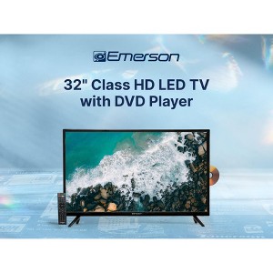 Emerson ETD-3250 32-inch Class HD LED Television with DVD Player, Black - 1 of 4