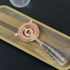 Wild Eye 9" Rose Gold Finished Stainless Steel Bar Cocktail Strainer - 3 of 3