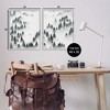 Stupell Industries Winter Ski Slopes Mountain 2pc Framed Giclee Art Set - 3 of 4