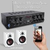 Pyle PTA62BT 750 Watt 6 Channel Compact Wireless Bluetooth Home Audio Amplifier Stereo Receiver Sound System with Microphone Inputs and Remote Control - 4 of 4
