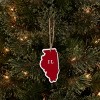 Red Metal on White Wood State Christmas Tree Ornament - Wondershop™ - image 2 of 2