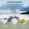 WestinTrends Nantucket Outdoor Patio HDPE Resin Folding Adirondack Chairs With Cup Holder and Phone Holder (Set of Four) - 3 of 4