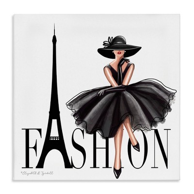 Stupell Industries Parisian Fashion Illustration, 36" x 36"