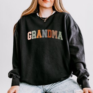 Simply Sage Market Grandma Colorful Lightweight Garment Dyed Sweatshirt - 1 of 4