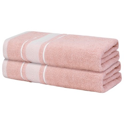 Unique Bargains Soft Absorbent Quick Dry Bath Towel 2 Pcs