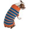 Pet Life (R) Heavy Cable Knit Striped Fashion Polo Dog Sweater - 2 of 4