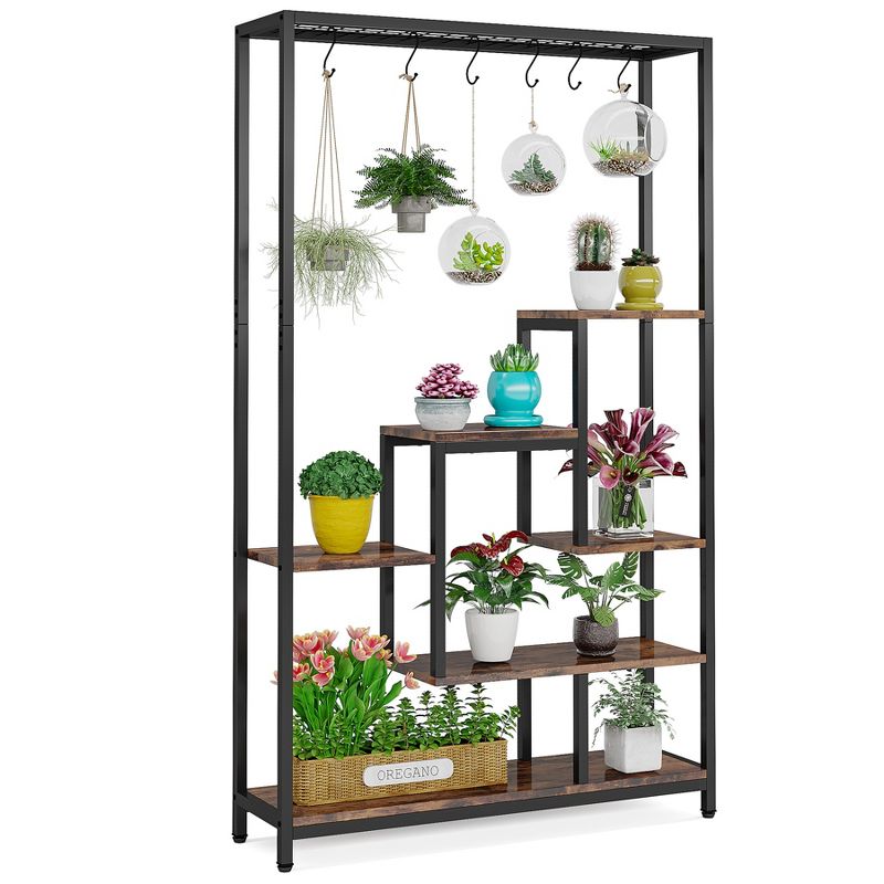 Tribesigns 5-Tier Tall Indoor Plant Stand, 1 of 7