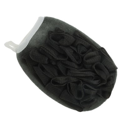 Unique Bargains Double Side Bath Flower Shower Gloves for Bathroom 7.87"x4.92" 1 Pc