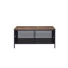 22" Antique Coffee Table with Foldable Design and Functional Storage for Living Room or Lounge - 3 of 4
