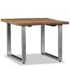 vidaXL Coffee Table Solid Reclaimed Wood 21.7"x21.7"x15.7" - 2 of 4